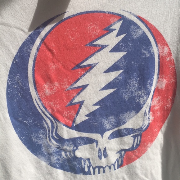 Grateful Dead Lightning bolt skull tee Junk Food - Picture 2 of 6